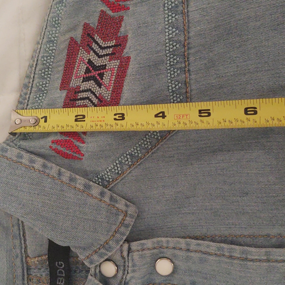 Urban Outfitters BDG Denim Embroidered Shirt - Picture 9 of 9